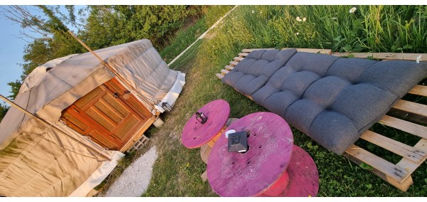 nuit insolite ile de france : Location Yourte 6 personnes : héberge...