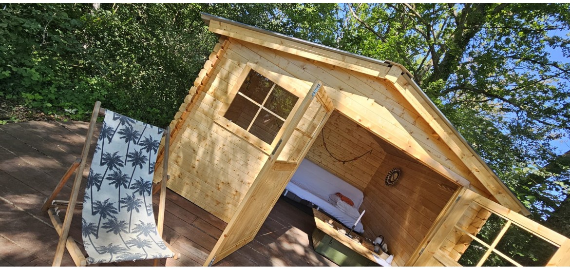 nuit insolite ile de france : Location Chalet au bord de l'eau à cô...