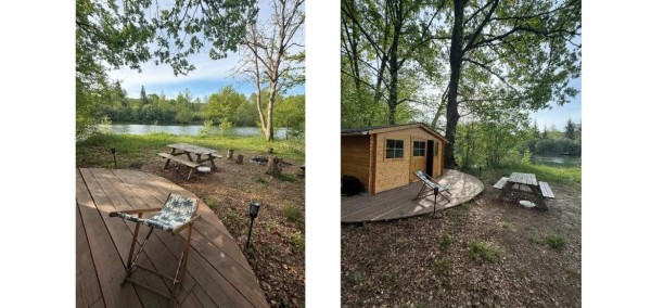 Unusual night in Île-de-France – Waterside chalet near Provins